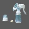 Easy to clean manual breast pump with detachable parts